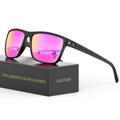 KALIYADI Polarized Sunglasses for Men, Lightweight Sun Glasses with UV Protection for Driving Fishing Golf