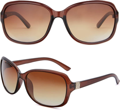 Madison Avenue 2 Pack Classic Vintage Sunglasses for Women, Fashion Sun Glasses with UV400 Protection