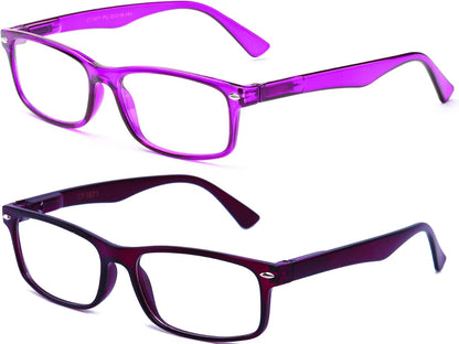 Newbee Fashion-Clear Lense Glasses Men Women Fashion Clear Lens Glasses Frame Non Prescription Rectangular Frame