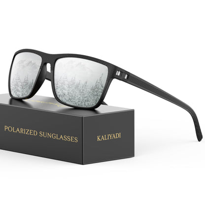 KALIYADI Polarized Sunglasses for Men, Lightweight Sun Glasses with UV Protection for Driving Fishing Golf