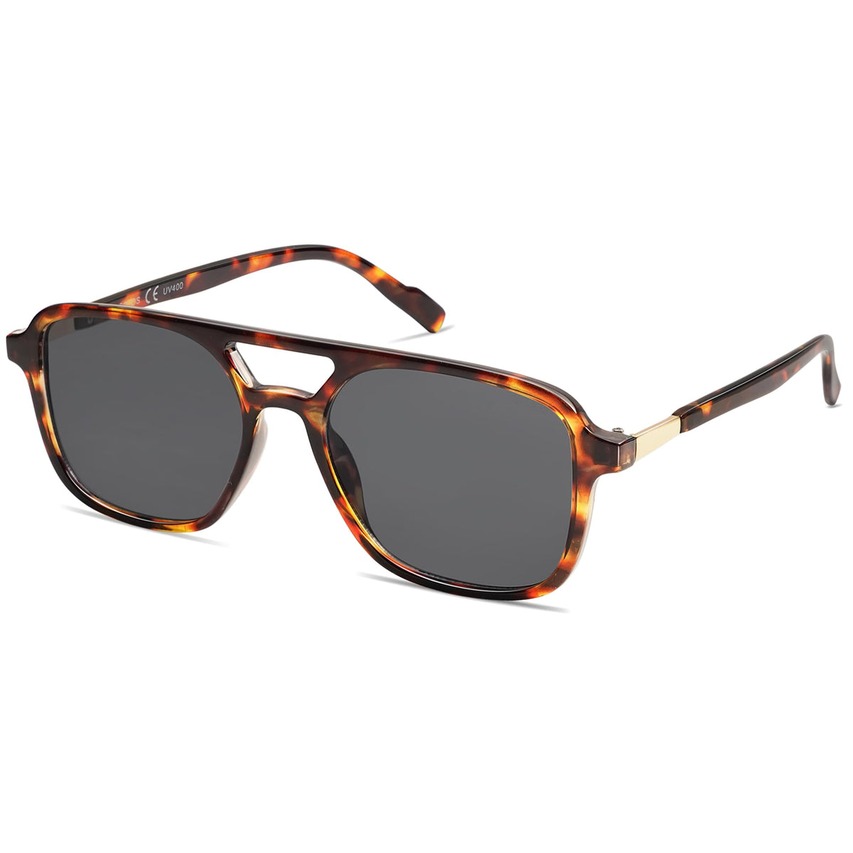 SOJOS Retro Aviator Sunglasses Womens Mens,Trendy Rectangle Shades SJ2202