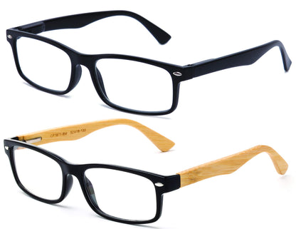 Newbee Fashion-Clear Lense Glasses Men Women Fashion Clear Lens Glasses Frame Non Prescription Rectangular Frame