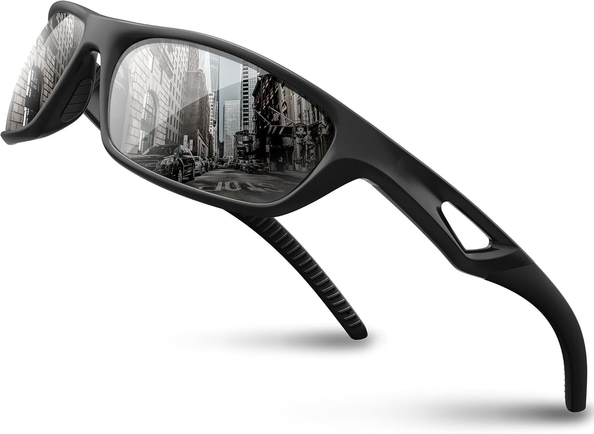 RIVBOS Polarized Sports Sunglasses UV400 for Driving Cycling Fishing RB831