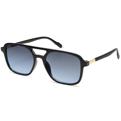 SOJOS Retro Aviator Sunglasses Womens Mens,Trendy Rectangle Shades SJ2202