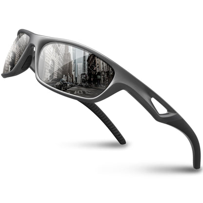 RIVBOS Polarized Sports Sunglasses UV400 for Driving Cycling Fishing RB831