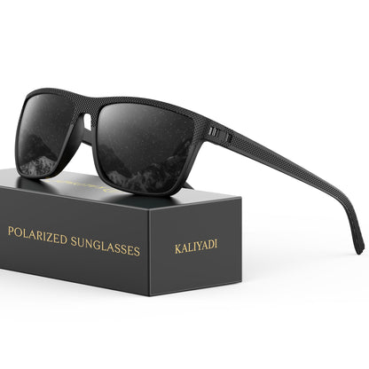 KALIYADI Polarized Sunglasses for Men, Lightweight Sun Glasses with UV Protection for Driving Fishing Golf
