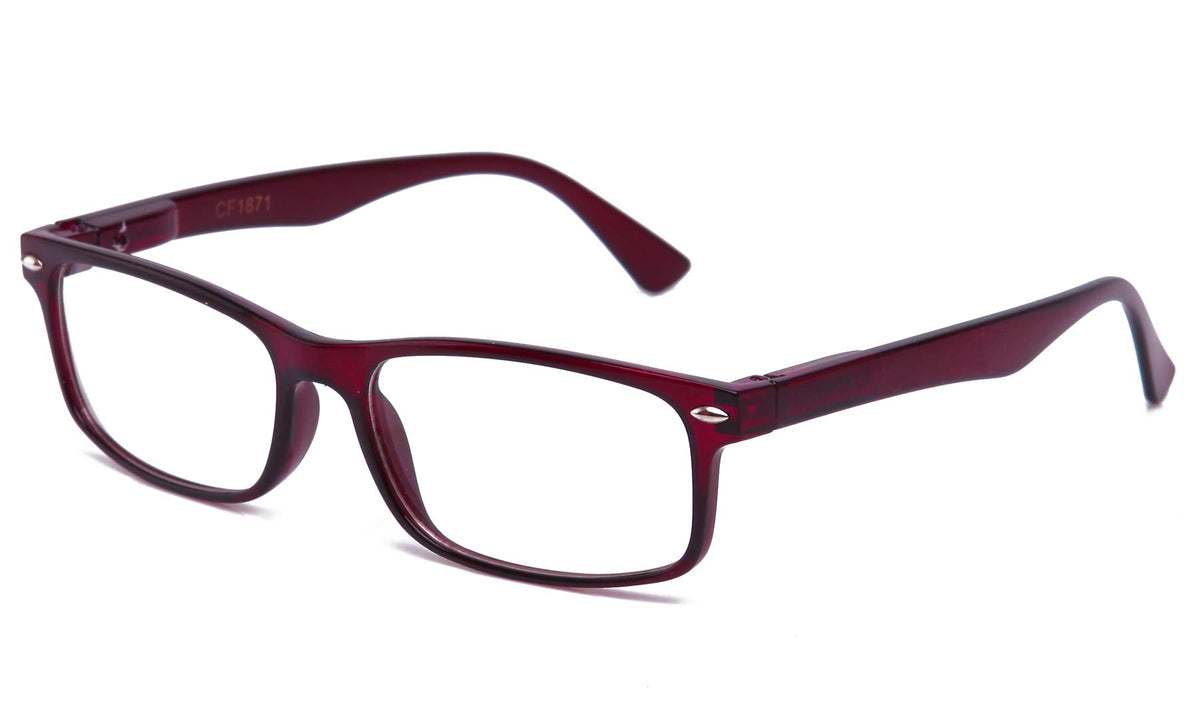 Newbee Fashion-Clear Lense Glasses Men Women Fashion Clear Lens Glasses Frame Non Prescription Rectangular Frame