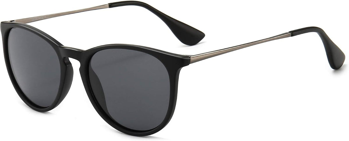 SUNGAIT Premium Vintage Round Sunglasses for Women Men Classic Retro Style
