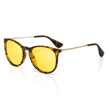 SUNGAIT Premium Vintage Round Sunglasses for Women Men Classic Retro Style