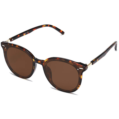 SOJOS Sunglasses Womens Trendy 2026 Retro Vintage Round Shades SJ2067,Large