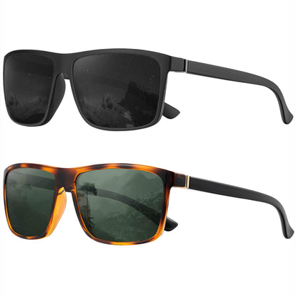 KALIYADI Polarized Sunglasses for Men and Women, Mens Sun Glasses with UV Protection for Driving Fishing Golf (3 Packs)