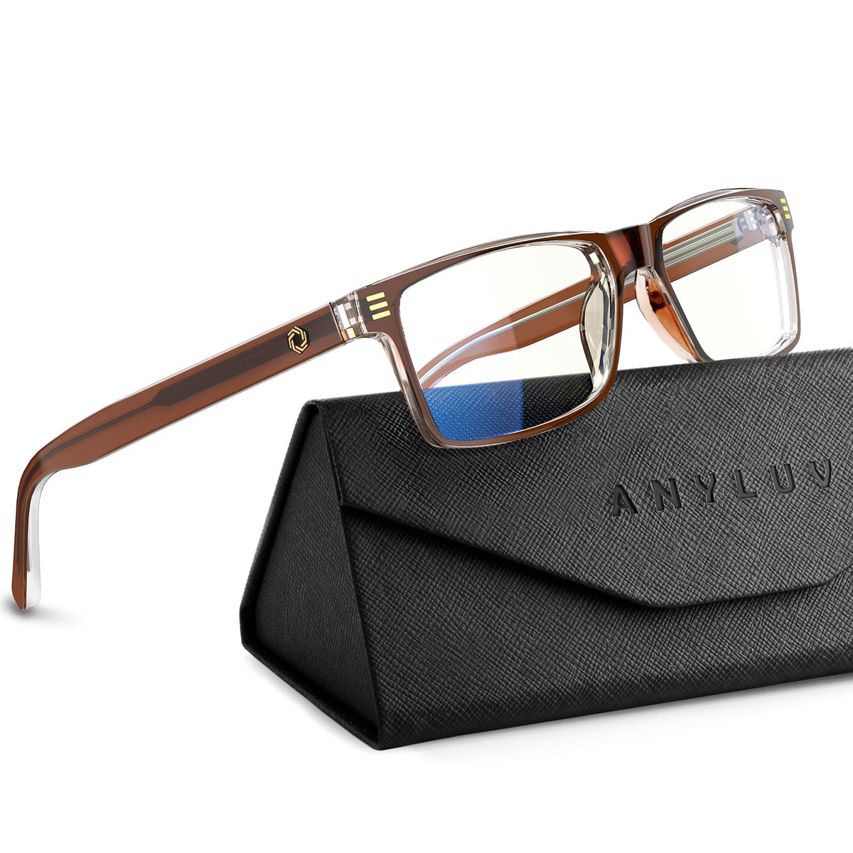 ANYLUV Blue Light Glasses for Sleep, 99.9% Blue Green Light Blocking with Red Lens, Blue Light Glasses