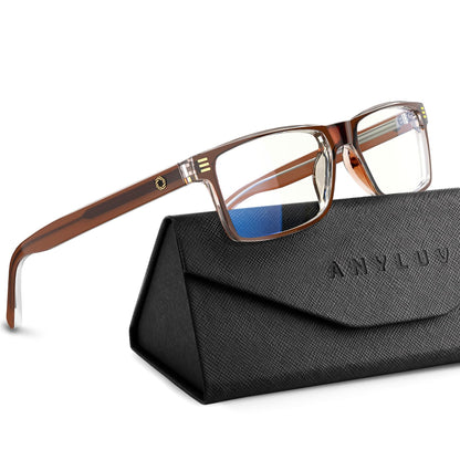 ANYLUV Blue Light Glasses for Sleep, 99.9% Blue Green Light Blocking with Red Lens, Blue Light Glasses