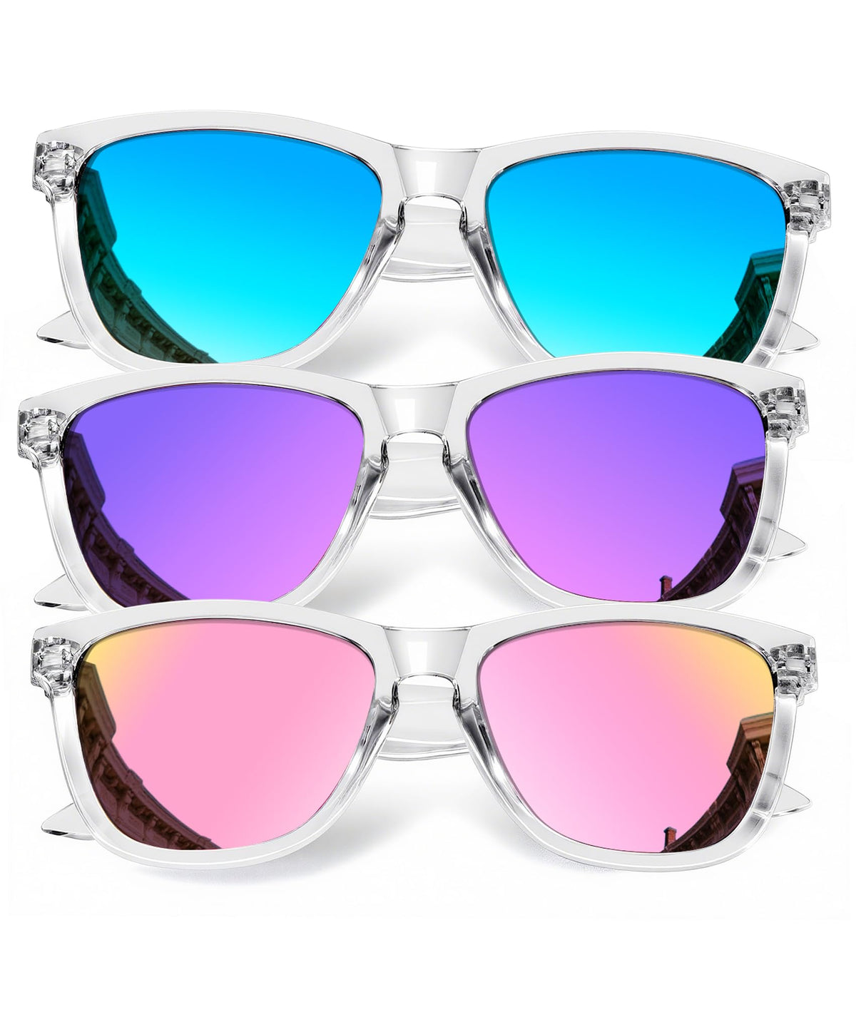 KALIYADI Womens-Sunglasses Polarized Sunglasses-Womens Trendy: Retro Sun Glasses with UV Protection for Travel Driving