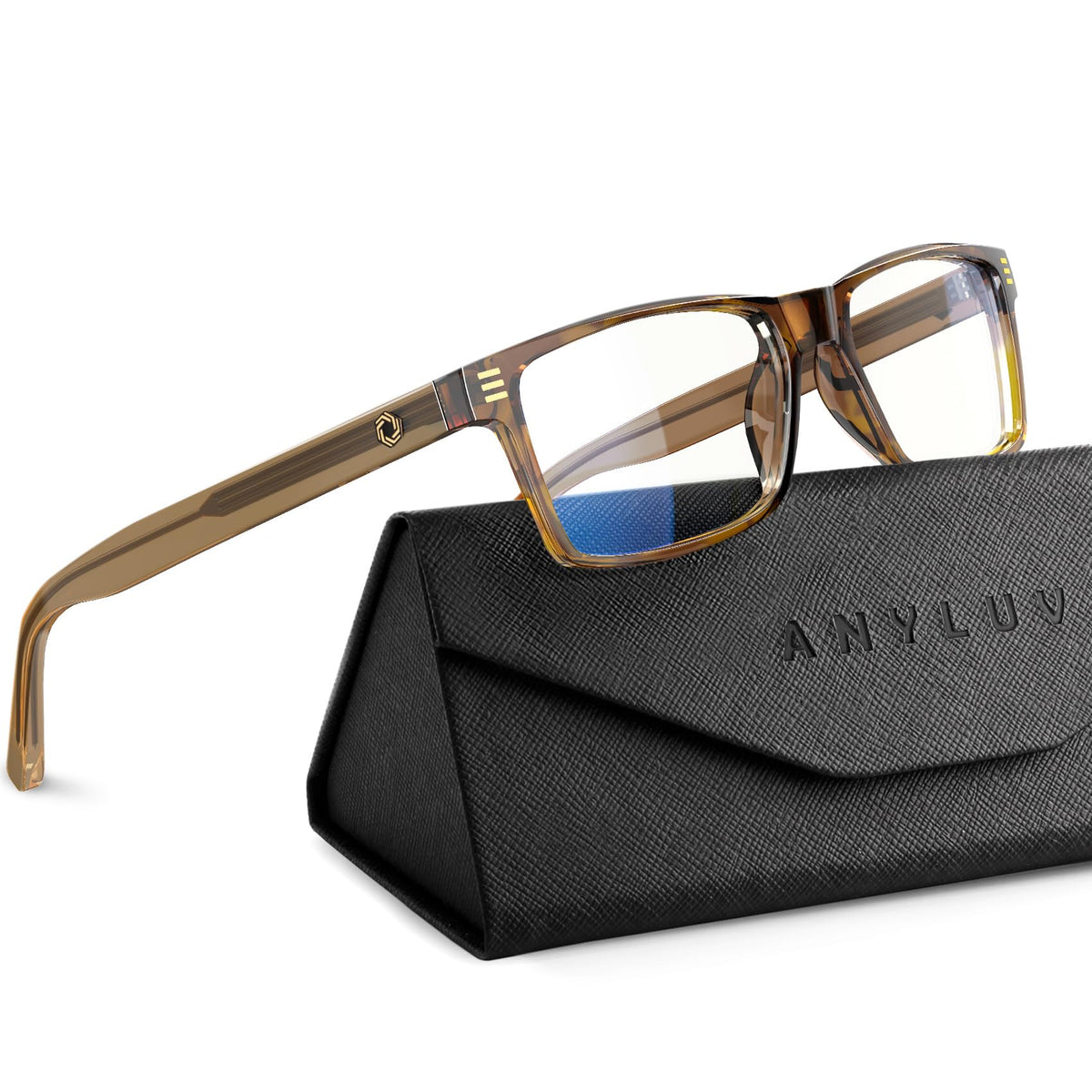 ANYLUV Blue Light Glasses for Sleep, 99.9% Blue Green Light Blocking with Red Lens, Blue Light Glasses