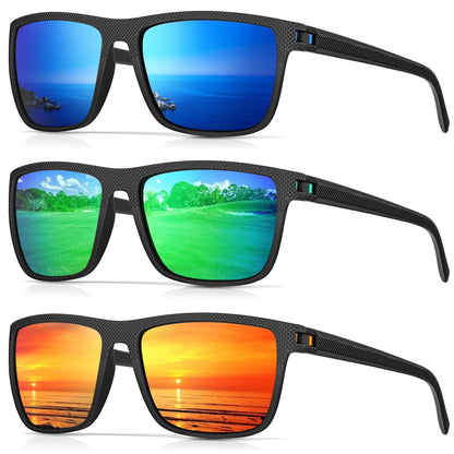 Sunglasses-Men Polarized Mens Sunglasses: Classic Women Sun Glasses UV Protection for Fishing Driving Golf