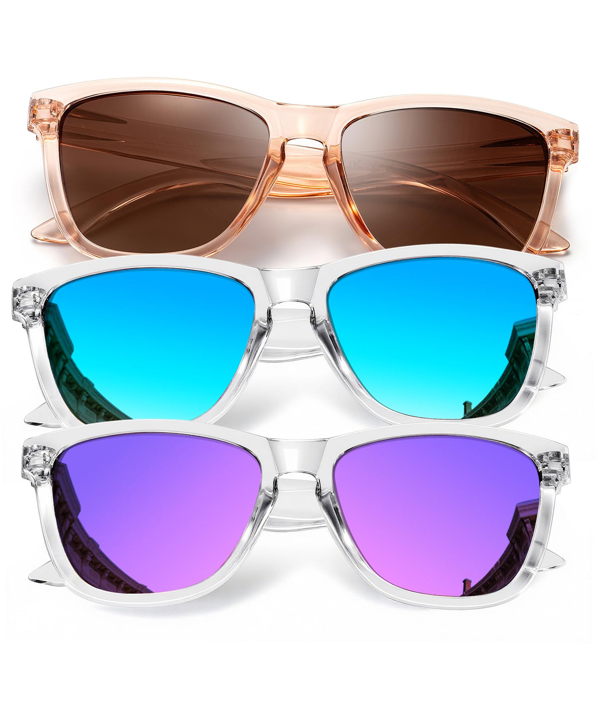 KALIYADI Womens-Sunglasses Polarized Sunglasses-Womens Trendy: Retro Sun Glasses with UV Protection for Travel Driving