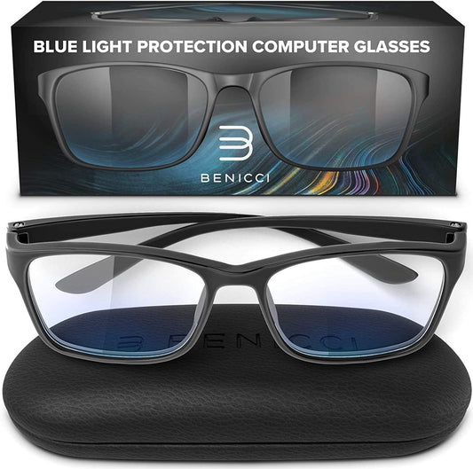 Benicci Stylish Blue Light Blocking Computer Glasses for Men and Women