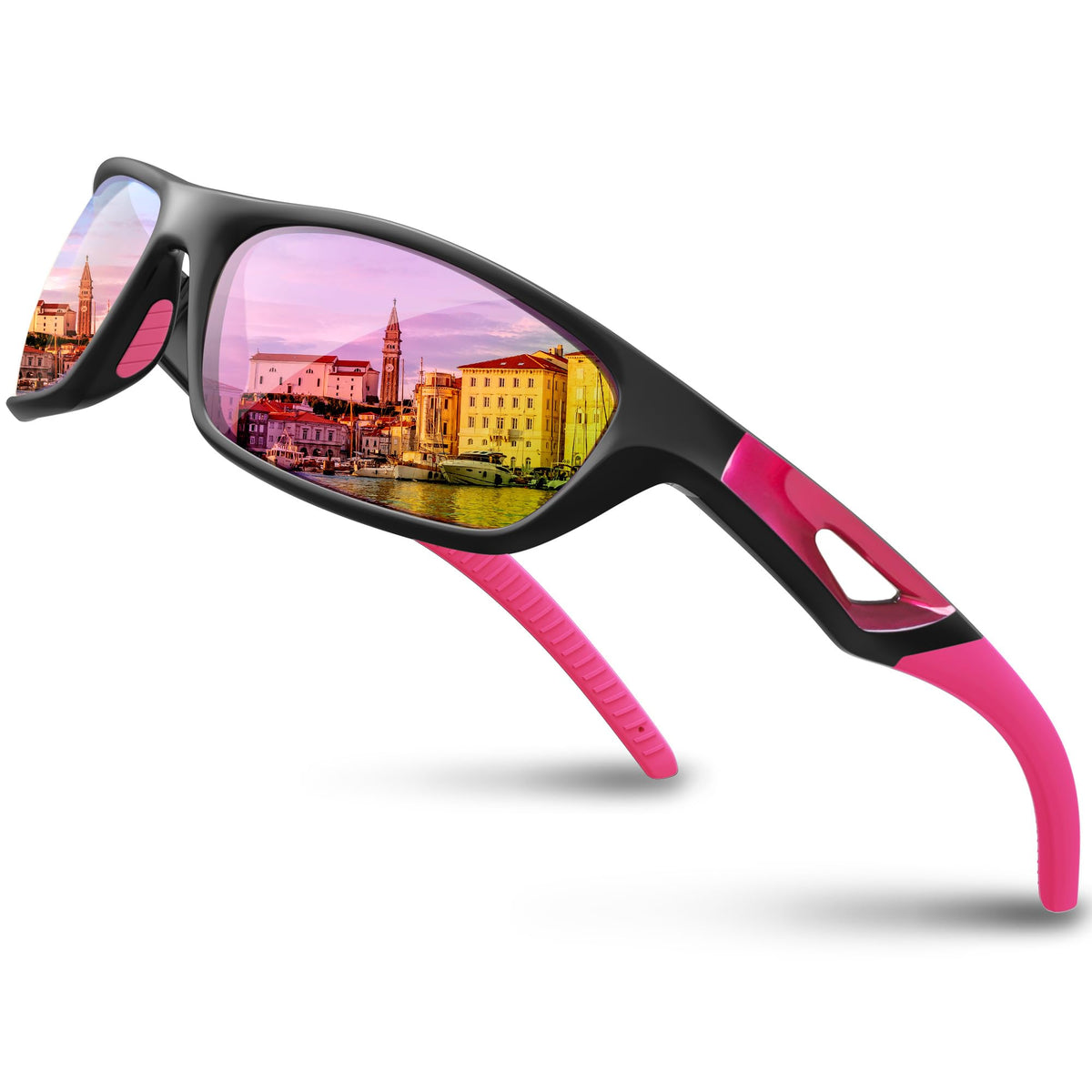 RIVBOS Polarized Sports Sunglasses UV400 for Driving Cycling Fishing RB831