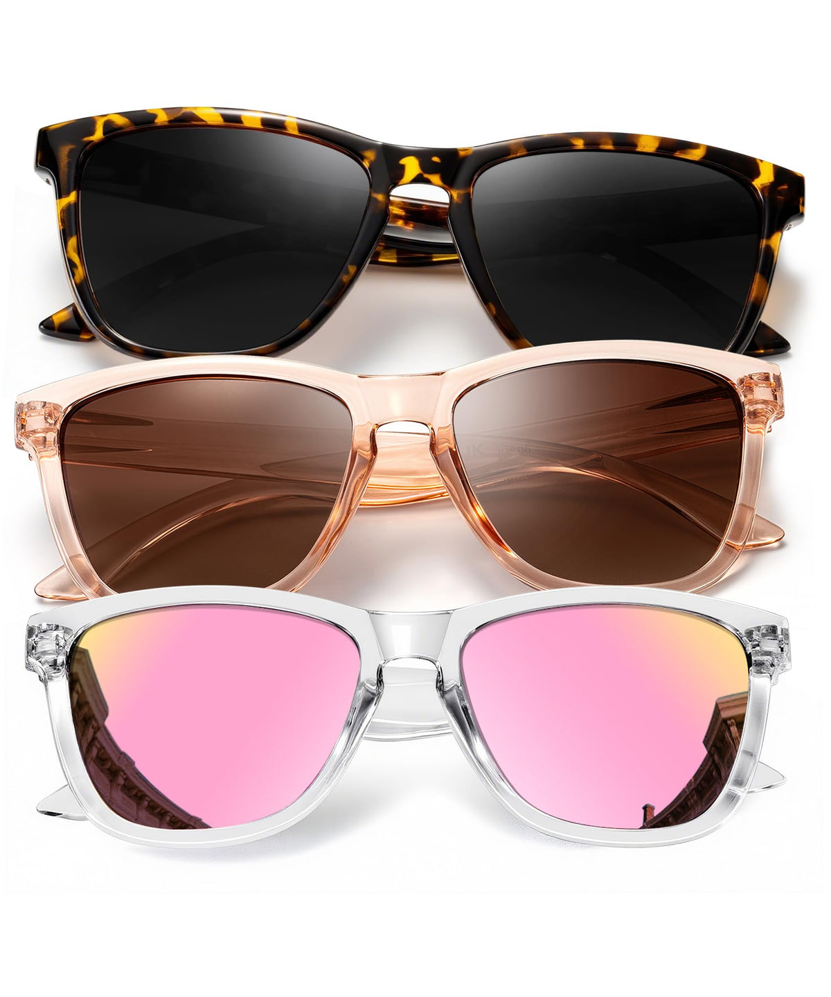 KALIYADI Womens-Sunglasses Polarized Sunglasses-Womens Trendy: Retro Sun Glasses with UV Protection for Travel Driving