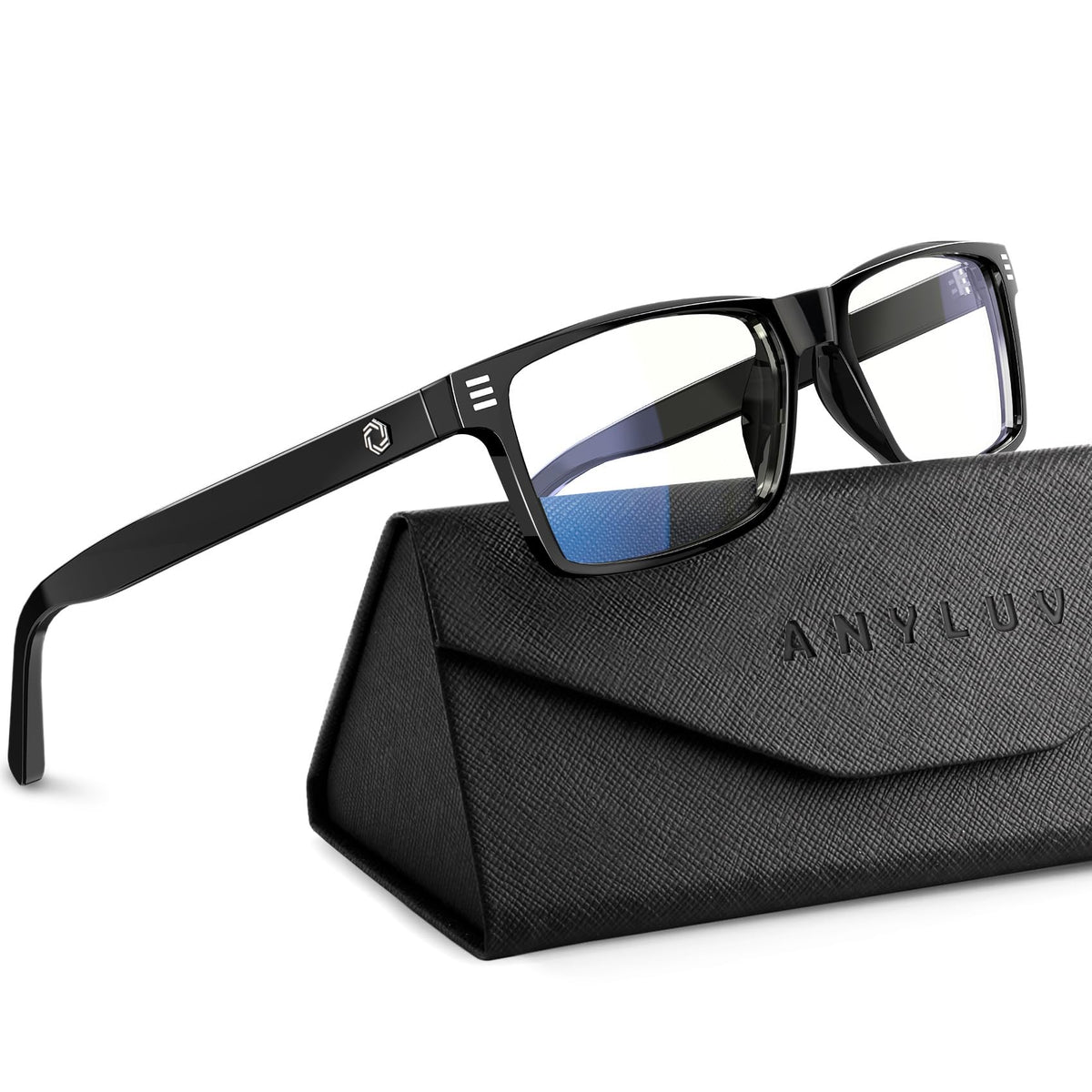 ANYLUV Blue Light Glasses for Sleep, 99.9% Blue Green Light Blocking with Red Lens, Blue Light Glasses