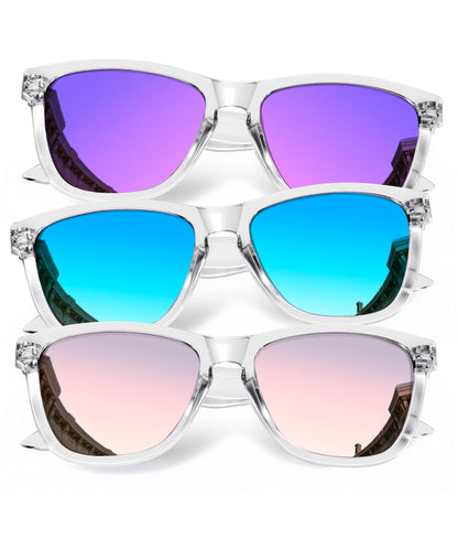 KALIYADI Womens-Sunglasses Polarized Sunglasses-Womens Trendy: Retro Sun Glasses with UV Protection for Travel Driving