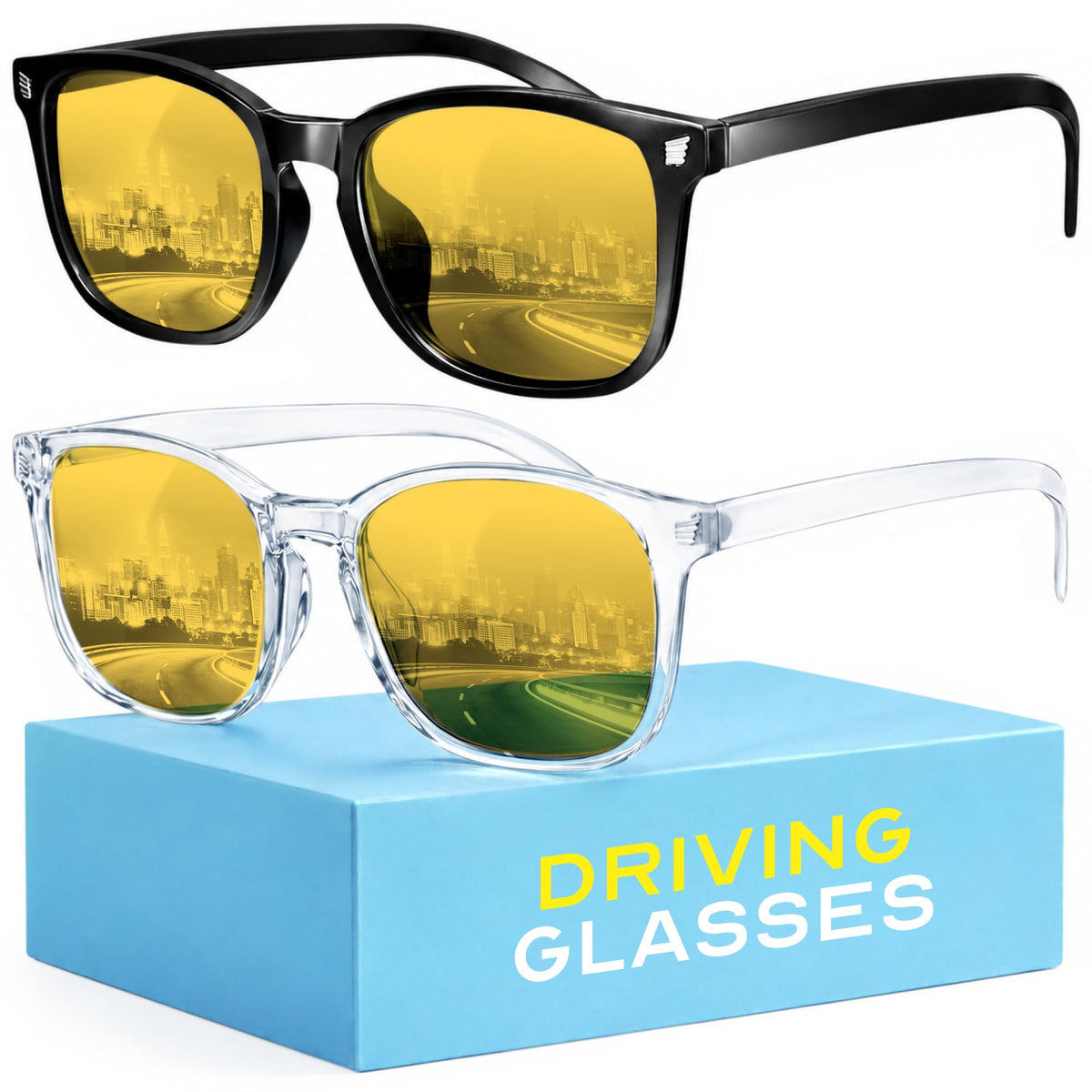 livho High Tech Blue Light Blocking Gaming Glasses - Red Lenses