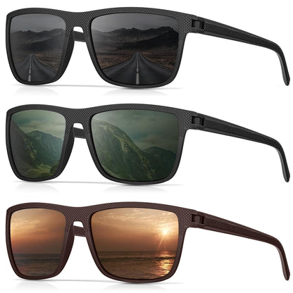 Sunglasses-Men Polarized Mens Sunglasses: Classic Women Sun Glasses UV Protection for Fishing Driving Golf