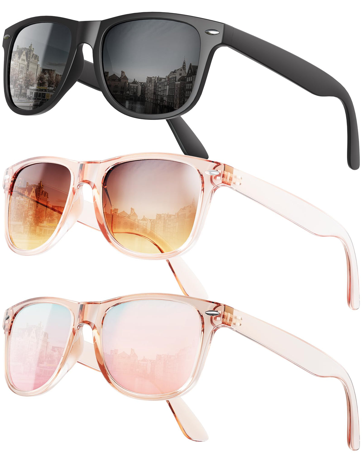 Sunglasses-women Polarized Sunglasses-womens: Trendy Sun Glasses polarized UV400 Protection Fashion Sun glasses