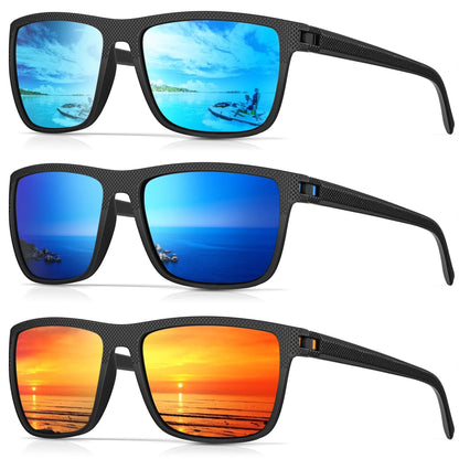 Sunglasses-Men Polarized Mens Sunglasses: Classic Women Sun Glasses UV Protection for Fishing Driving Golf