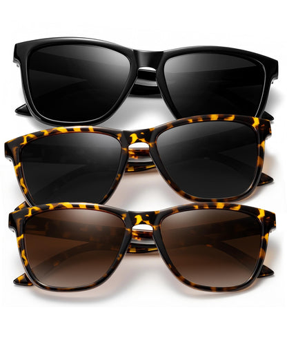 KALIYADI Womens-Sunglasses Polarized Sunglasses-Womens Trendy: Retro Sun Glasses with UV Protection for Travel Driving