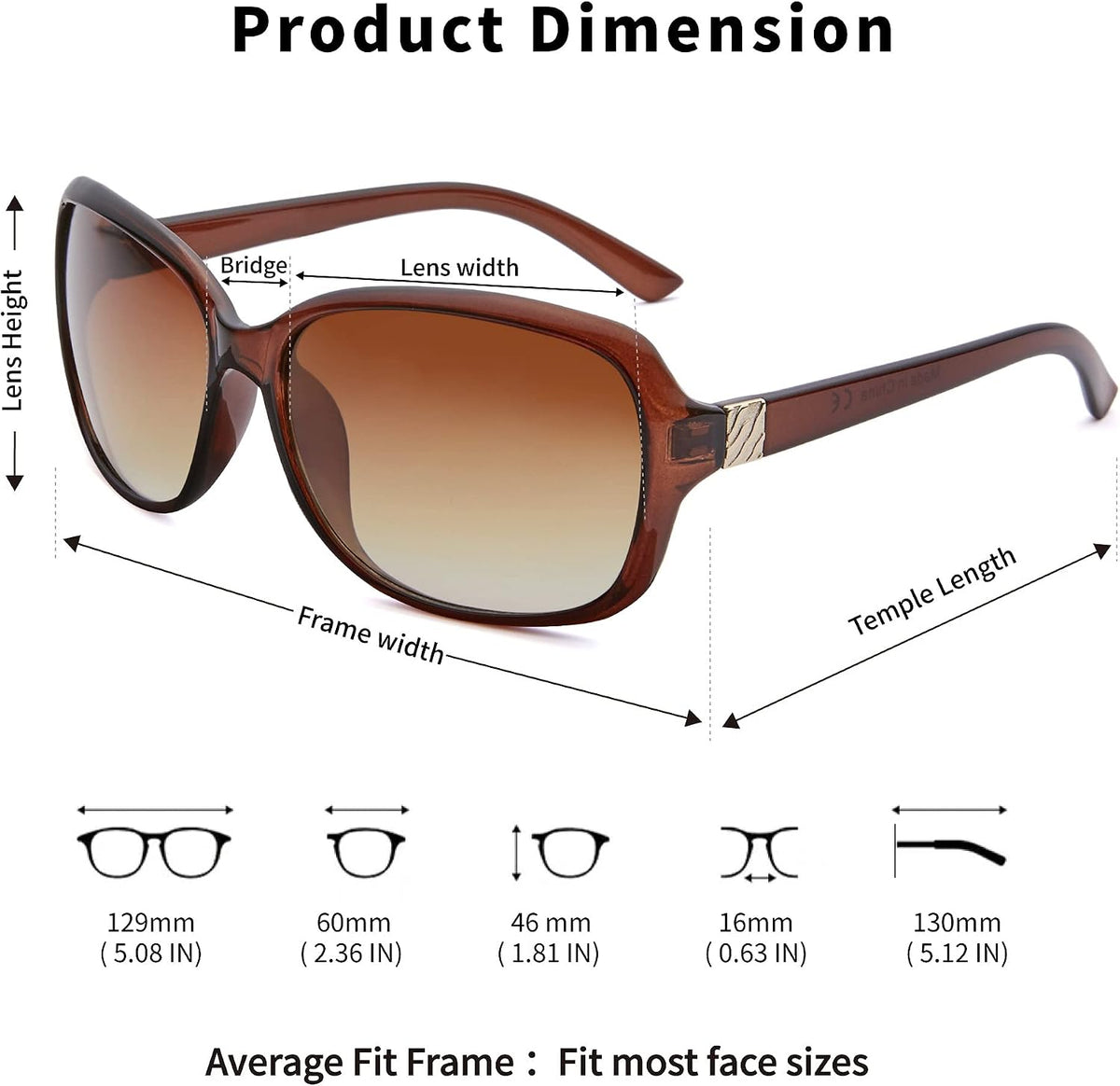 Madison Avenue 2 Pack Classic Vintage Sunglasses for Women, Fashion Sun Glasses with UV400 Protection