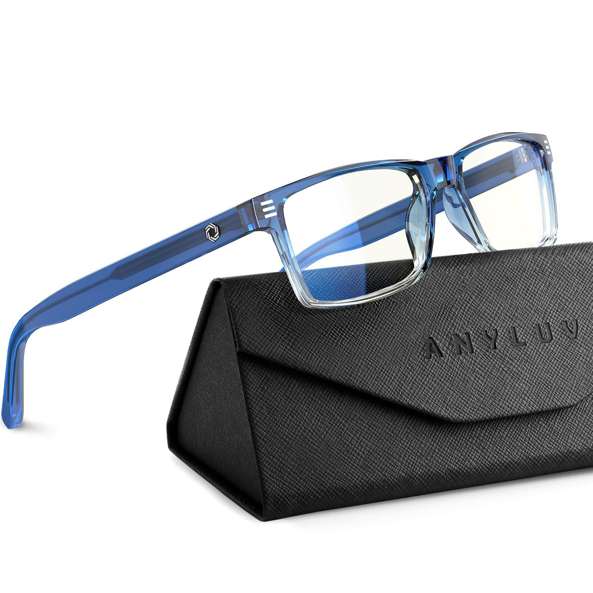 ANYLUV Blue Light Glasses for Sleep, 99.9% Blue Green Light Blocking with Red Lens, Blue Light Glasses
