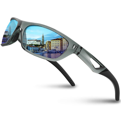 RIVBOS Polarized Sports Sunglasses UV400 for Driving Cycling Fishing RB831
