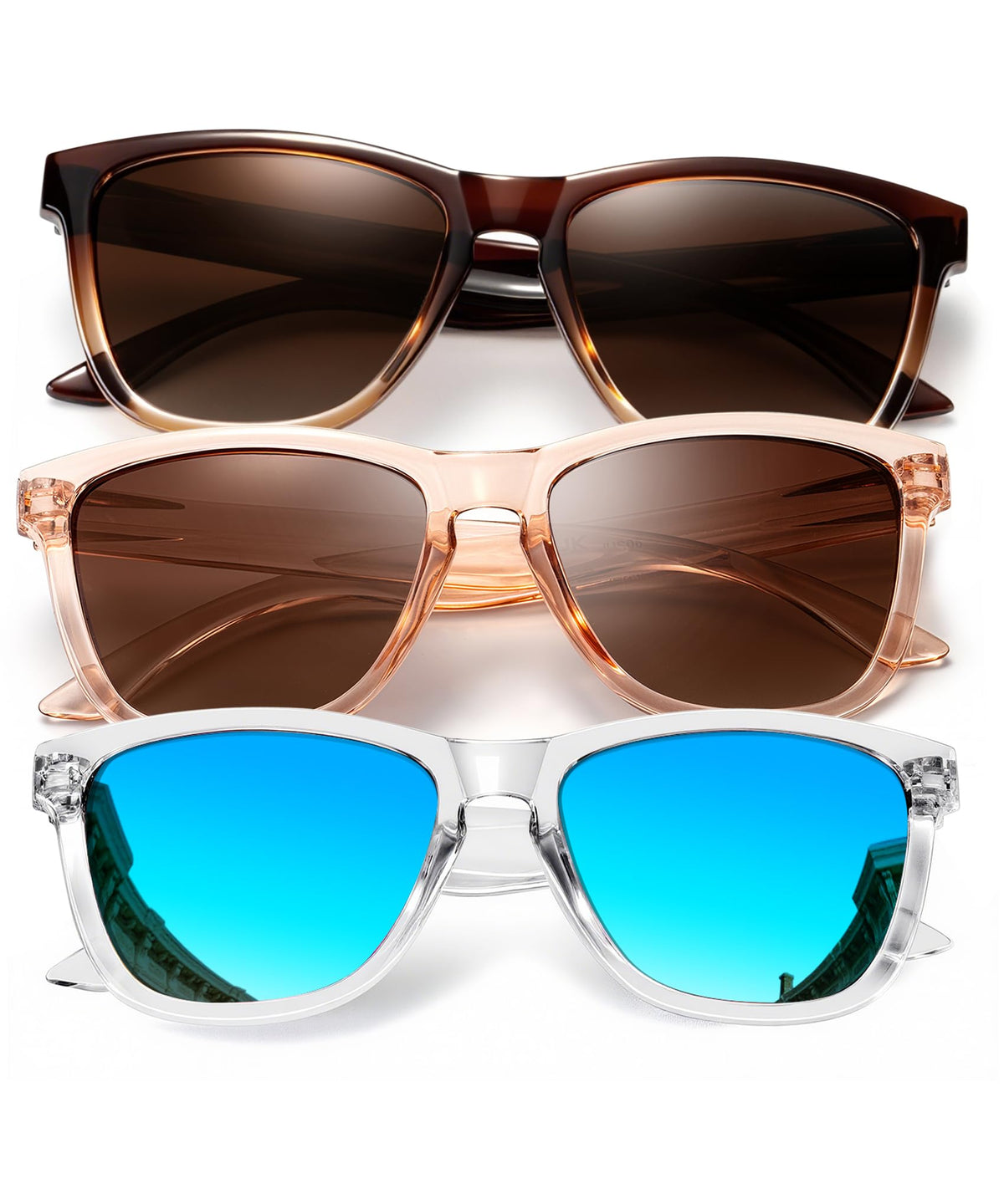 KALIYADI Womens-Sunglasses Polarized Sunglasses-Womens Trendy: Retro Sun Glasses with UV Protection for Travel Driving