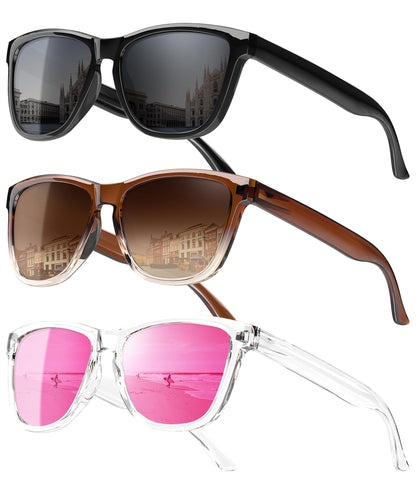 Sunglasses-women Polarized Sunglasses-womens: Trendy Sun Glasses polarized UV400 Protection Fashion Sun glasses