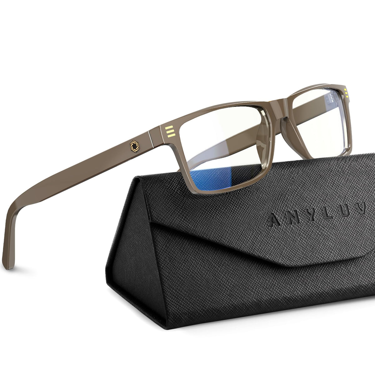 ANYLUV Blue Light Glasses for Sleep, 99.9% Blue Green Light Blocking with Red Lens, Blue Light Glasses