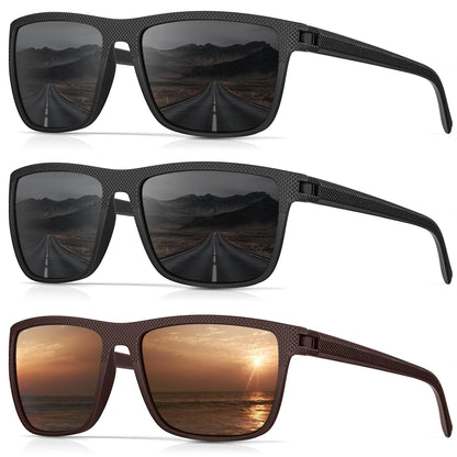 Sunglasses-Men Polarized Mens Sunglasses: Classic Women Sun Glasses UV Protection for Fishing Driving Golf
