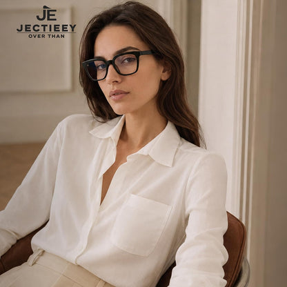 Blue Light Blocking Glasses for Women Men,Oversize Fashion Squre Anti Eyestrain Glasses for Computer Gaming/TV