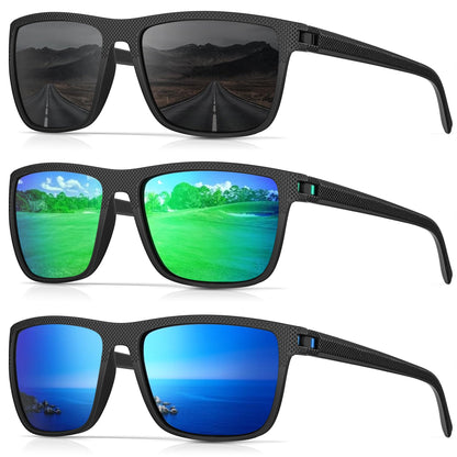 Sunglasses-Men Polarized Mens Sunglasses: Classic Women Sun Glasses UV Protection for Fishing Driving Golf