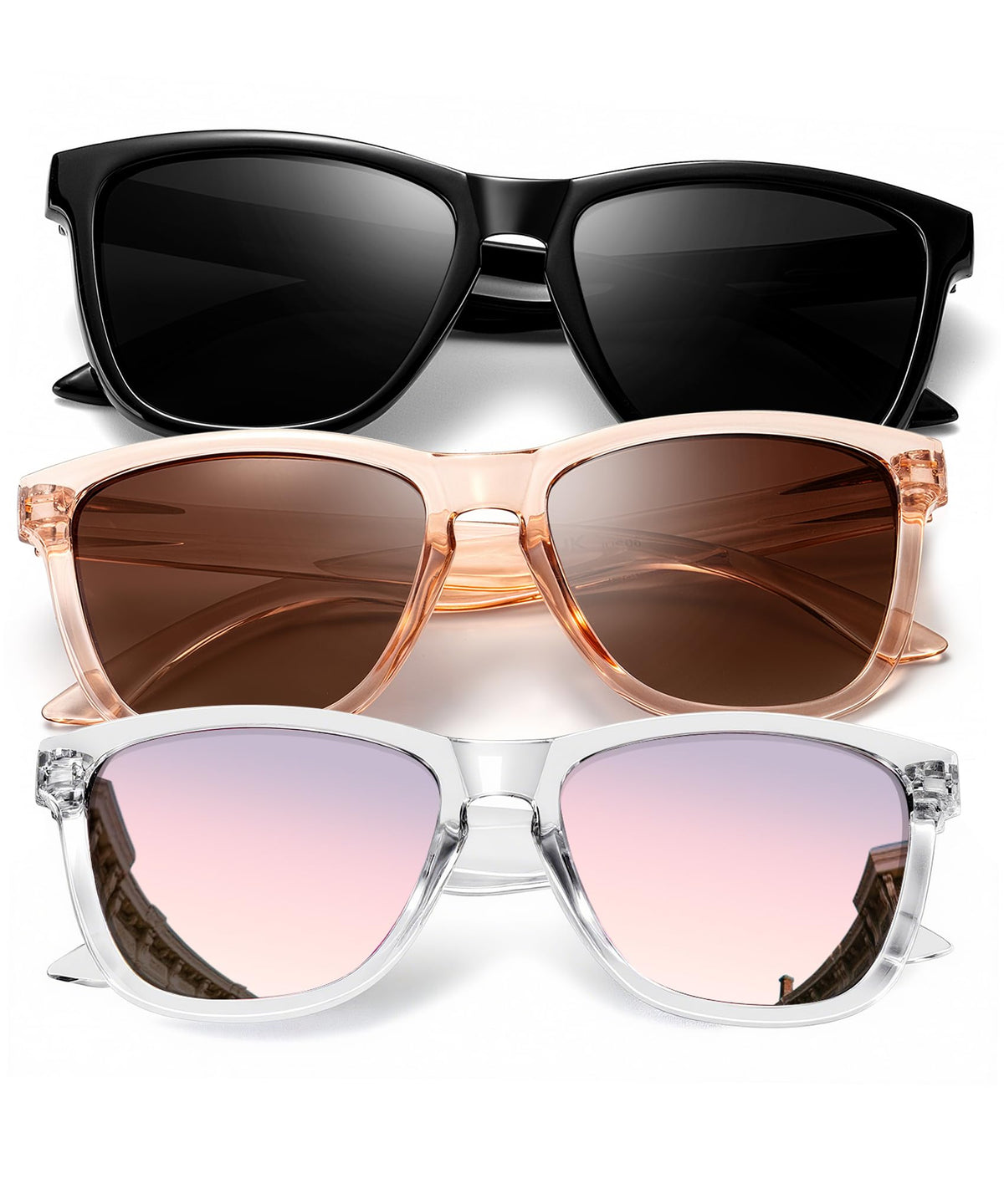 KALIYADI Womens-Sunglasses Polarized Sunglasses-Womens Trendy: Retro Sun Glasses with UV Protection for Travel Driving