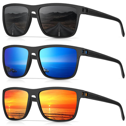 Sunglasses-Men Polarized Mens Sunglasses: Classic Women Sun Glasses UV Protection for Fishing Driving Golf