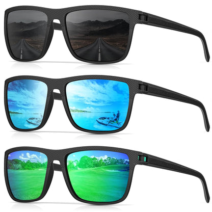 Sunglasses-Men Polarized Mens Sunglasses: Classic Women Sun Glasses UV Protection for Fishing Driving Golf