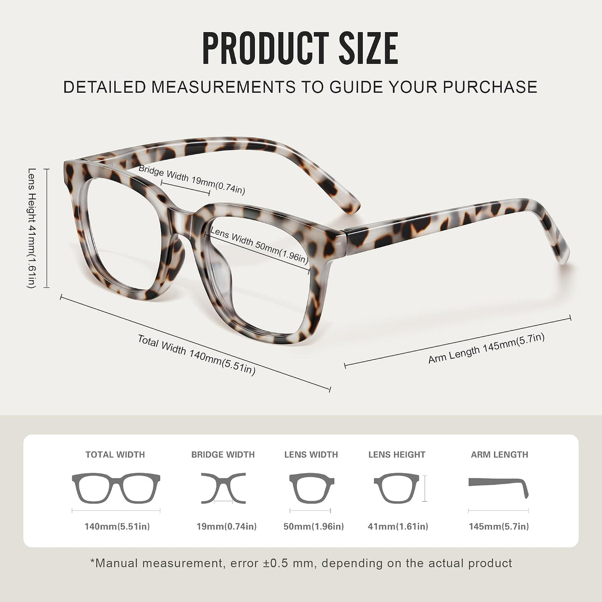 Blue Light Blocking Glasses for Women Men,Oversize Fashion Squre Anti Eyestrain Glasses for Computer Gaming/TV