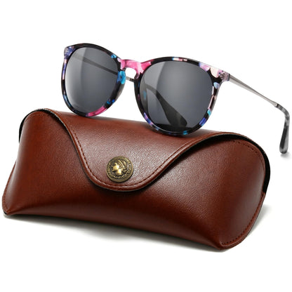 SUNGAIT Premium Vintage Round Sunglasses for Women Men Classic Retro Style