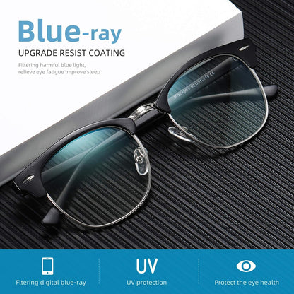 Blue Light Blocking Glasses Anti Eyestrain Computer Gaming Glasses